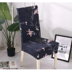 Set 6 huse pentru scaun model cu flori roz CC-80