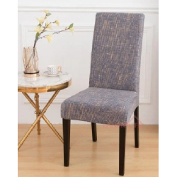 Set 6 huse pentru scaun model Gri cu dungi galbene CC-59