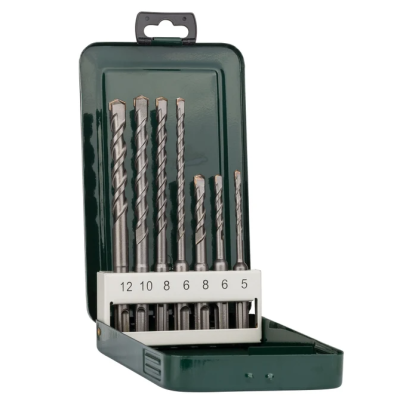 Set 7 Burghii pentru beton dimensiuni de la 5 la 12 mm