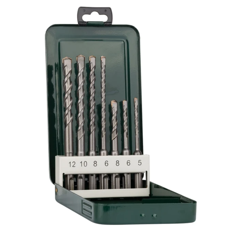 Set 7 Burghii pentru beton dimensiuni de la 5 la 12 mm