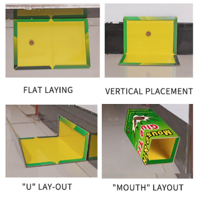 Set 8 Capcana cu lipici pentru soareci si sobolani Lure traps