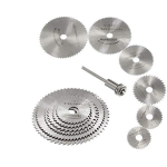 Set 8 PCS cu 6 Disc Freze Debitat Lemn sau Plastic si 2 prinderi BIAX