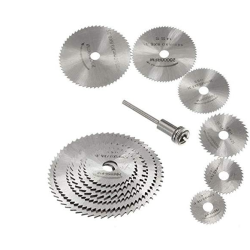 Set 8 PCS cu 6 Disc Freze Debitat Lemn sau Plastic si 2 prinderi BIAX