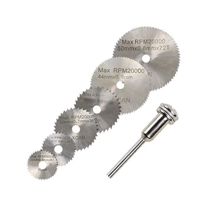 Set 8 PCS cu 6 Disc Freze Debitat Lemn sau Plastic si 2 prinderi BIAX