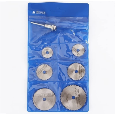 Set 8 PCS cu 6 Disc Freze Debitat Lemn sau Plastic si 2 prinderi BIAX