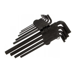 Set 9 chei imbus hexagonale tip L Otel dimensiune de la 3 la 14 mm