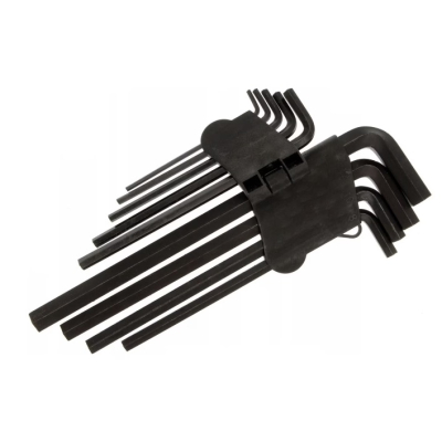 Set 9 chei imbus hexagonale tip L Otel dimensiune de la 3 la 14 mm