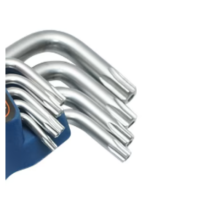 Set 9 chei imbus torx T10 T50 cu brat lung si cap sferic 1.5 - 10 mm