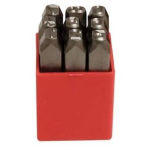 Set 9 poansoane cifre 10 mm