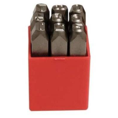 Set 9 poansoane cifre 10 mm