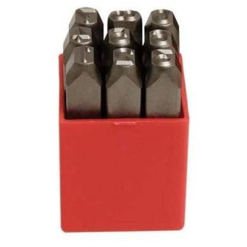 Set 9 poansoane cifre 10 mm