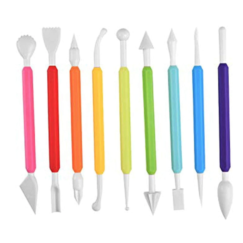 Set 9 ustensile modelatoare pentru fondant