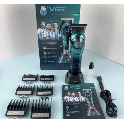 Set aparat de tuns fara fir VGR V 166 2000mah 6 distantiere incarcare USB si suport