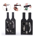 Set cadou in forma de STICLA cu  5 accesorii pentru vin cu 6 piese 32 cm HS