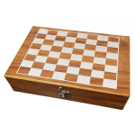 Set cadou joc de sah dame si table cu Plosca si pahare MARO