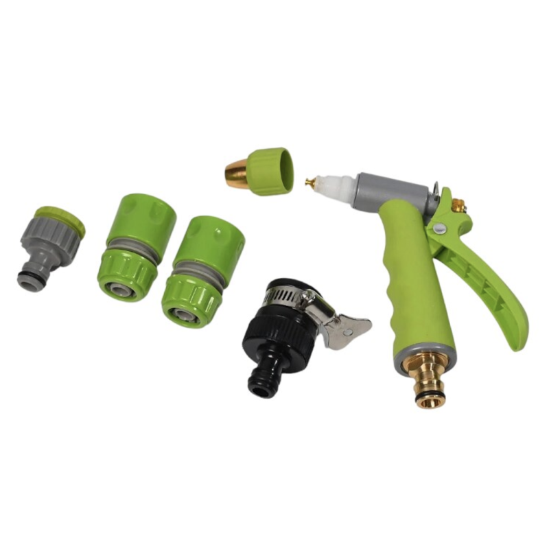 Set cap pentru furtun/conectori VERDE multifunctional