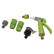 Set cap pentru furtun/conectori VERDE multifunctional