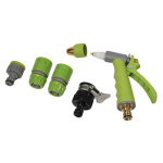 Set cap pentru furtun/conectori VERDE multifunctional