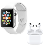 Set Ceas Smartwatch Inteligent si casti wireless BARBATI