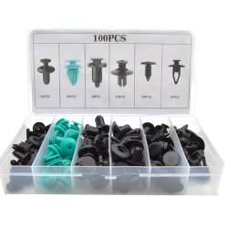 Set Clipsuri Auto Universale 100 Piese de Fixare 