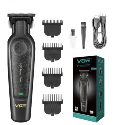 Set cu aparat de tuns fara fir VGR V 995 cu 4 distantiere autonomie 300min 2000mAh