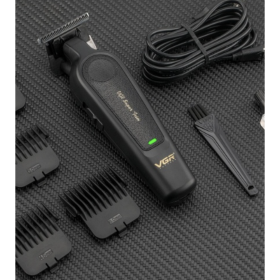 Set cu aparat de tuns fara fir VGR V 995 cu 4 distantiere autonomie 300min 2000mAh