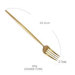 Set de 24 piese tacamuri in stil portughez- culoare NEGRU