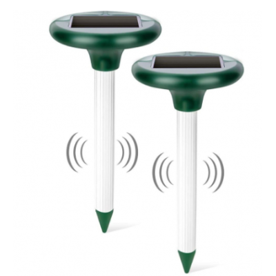 Set de 2 aparate solare cu ultrasunete contra cartite soareci popandai si alte rozatoare