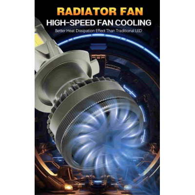 Set de 2 Becuri LED auto K13 H11 canbus 210W 27000LM 6000K control aplicatie