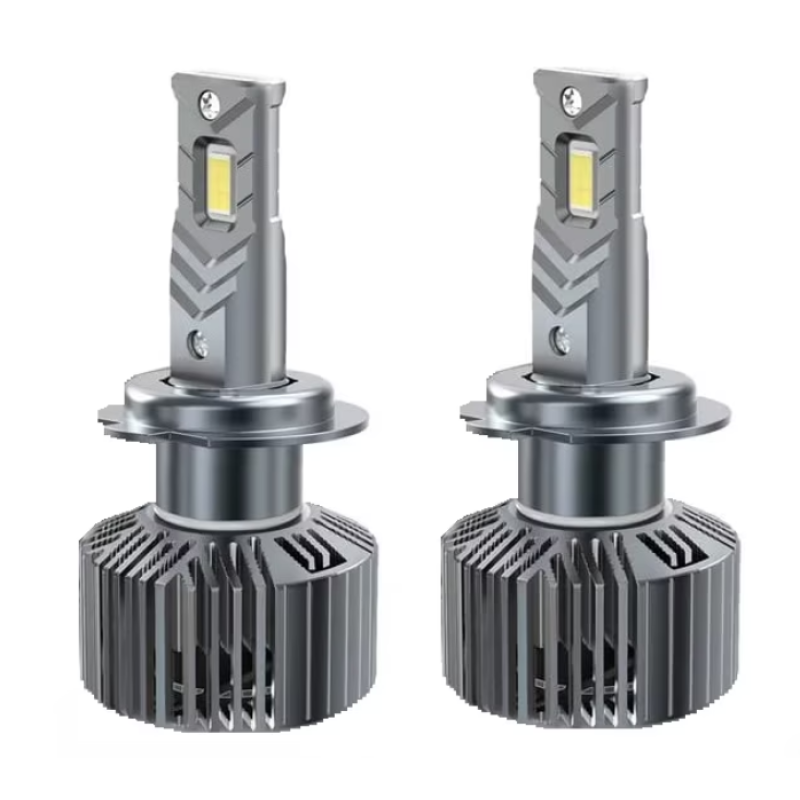 Set de 2 becuri led auto V68 H7 pentru camion 24V putere 45W temperatura 6000K 8000lm