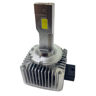 Set de 2 becuri Led D1S putere 120W temperatura lumina 6500K Alb CANBUS cu ventilator