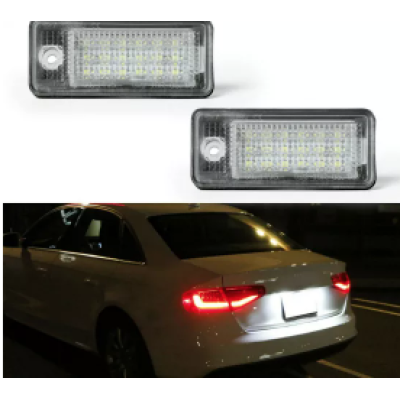 Set de 2 Lampi numar LED pentru Audi A3  S3  A4 B7 S4 B7  RS4 B7  A6 C6  RS6 C6  A5