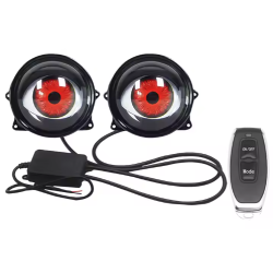 Set de 2 Lupe led AUTO 3 inchi animatie ochi pisica 12 36v