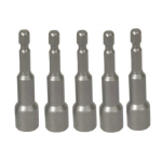 Set de 5 biti tubulari magnetici 1/4