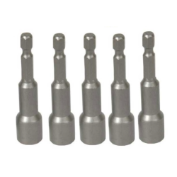 Set de 5 biti tubulari magnetici 1/4