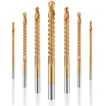 Set de 6 burghii AURII din Otel de la 3 la 8mm