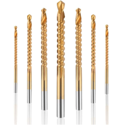 Set de 6 burghii AURII din Otel de la 3 la 8mm