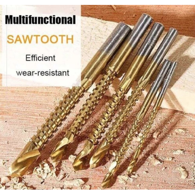 Set de 6 burghii AURII din Otel de la 3 la 8mm