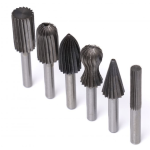 Set de 6 freze pentru metal diferite modele coada de 6mm