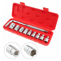 Set de 9 chei tubulare si cheie