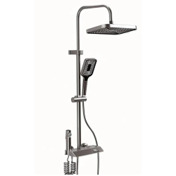 Set de dus multifunctional tip ploaie cu afisare digitala si cu termostat