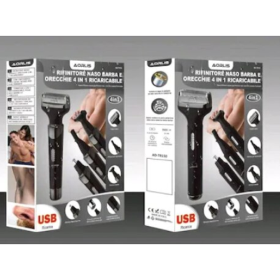 Set De Ingrijire 4in1 AO 78150 Aparat De Ras Corp Si Barba Tuns Sprancene Trimmer Nas/Urechi