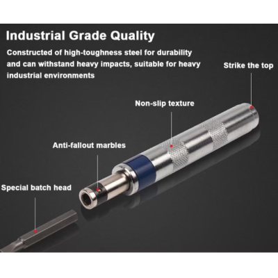 Set de surubelnita de impact 7 in 1 cu actionare de 1/4