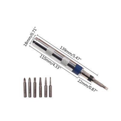 Set de surubelnita de impact 7 in 1 cu actionare de 1/4