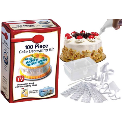 Set decorat torturi si prajituri cu 100 de piese