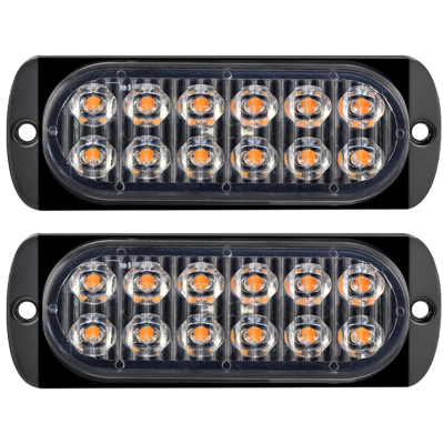 Set doua proiectoare cu 12 Leduri 36W 2 Fire Lampi Gabarit