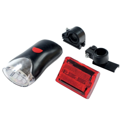 Set far si stop bicicleta BL 308 far 5W LED COB stop 5 LED rezistenta la intemperii