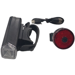 Set far si stop pentru bicicleta HY028 cu incarcare USB