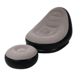 Set fotoliu gonflabil cu taburet suport picioare pentru exterior si interior