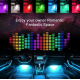 Set Lumini ambientale auto  aplicatie dedicata iOS si Android  4 benzi LED